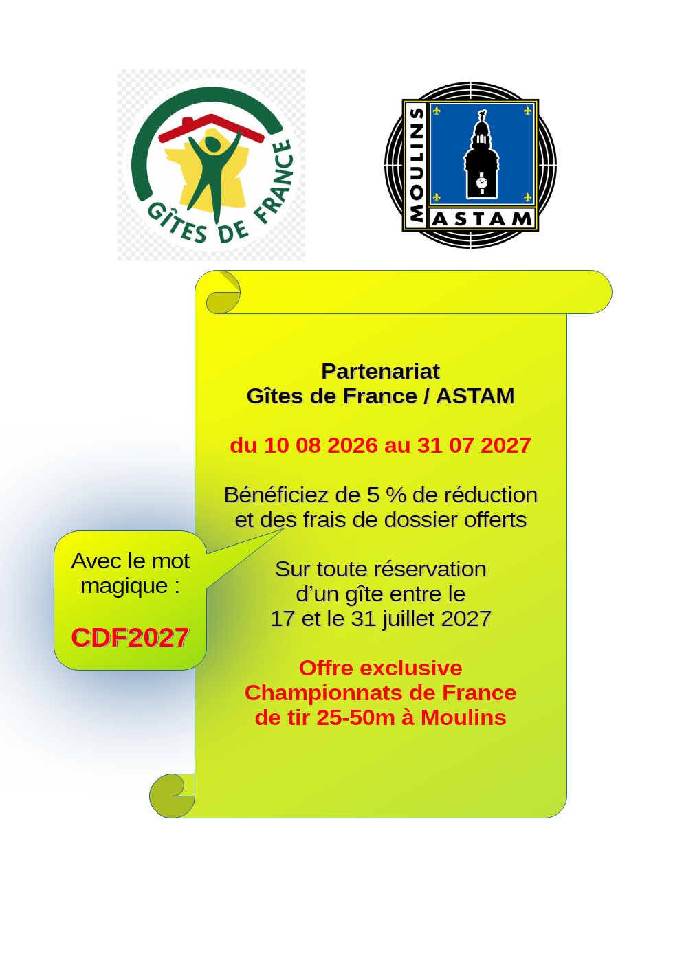 partenariat Gites de France